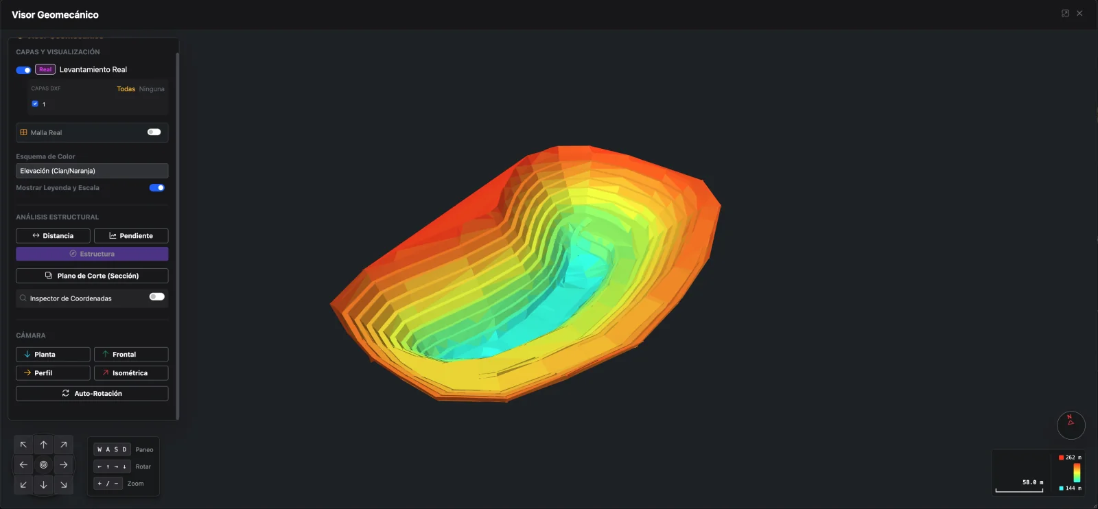 Structural Analysis: Distance, Gradient, and Sections